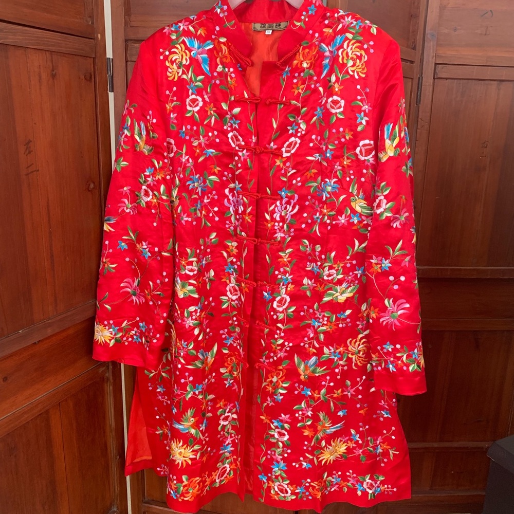 Vintage Silk Chinese Jacket